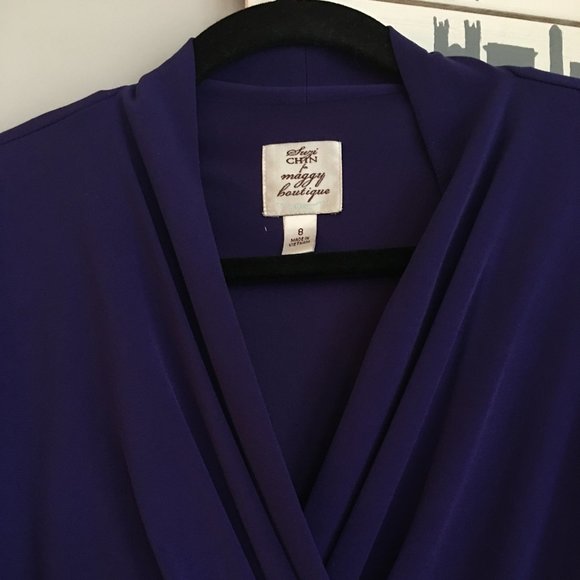 Suzi Chin for Maggy Boutique Faux-Wrap Dress - Picture 3 of 3